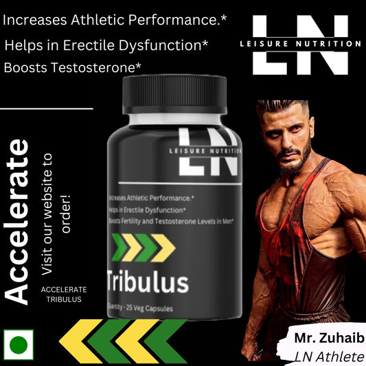 Leisure Nutrition Accelerate Tribulus/Gokshura  25 Capsule Pack